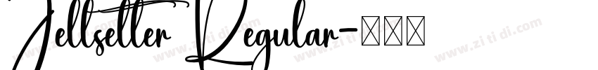 Jellsetter Regular字体转换